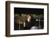 Ringo Starr Playing Drums-null-Framed Photographic Print