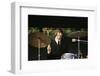 Ringo Starr Playing Drums-null-Framed Photographic Print