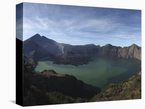 Rinjani Eruption, Lombok Island, Indonesia-null-Stretched Canvas