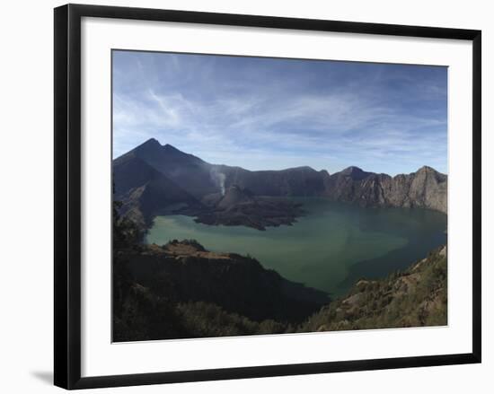 Rinjani Eruption, Lombok Island, Indonesia-null-Framed Photographic Print