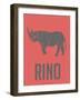 Rino Poster-NaxArt-Framed Art Print