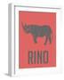 Rino Poster-NaxArt-Framed Art Print