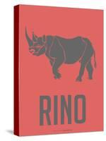 Rino Poster-NaxArt-Stretched Canvas