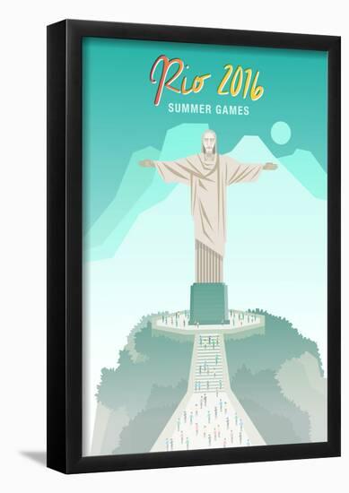 Rio 2016 Summer Games-null-Framed Poster