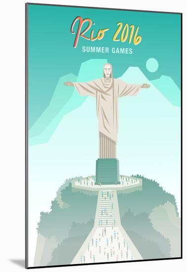 Rio 2016 Summer Games-null-Mounted Poster