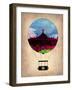 Rio Air Balloon-NaxArt-Framed Art Print