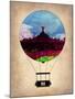 Rio Air Balloon-NaxArt-Mounted Art Print