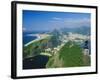 Rio and the Copacabana Beach from Pao De Acucar (Sugar Loaf), Rio De Janeiro, Brazil-Gavin Hellier-Framed Photographic Print