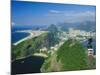 Rio and the Copacabana Beach from Pao De Acucar (Sugar Loaf), Rio De Janeiro, Brazil-Gavin Hellier-Mounted Photographic Print