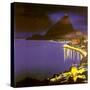 Rio at Night, Rio De Janeiro, Brazil, 1950-null-Stretched Canvas