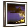 Rio at Night, Rio De Janeiro, Brazil, 1950-null-Framed Giclee Print