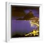 Rio at Night, Rio De Janeiro, Brazil, 1950-null-Framed Giclee Print