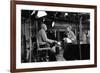 RIO BRAVO, 1959 directed by HOWARD HAWKS (b/w photo)-null-Framed Photo