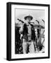 RIO BRAVO, 1959 directed by HOWARD HAWKS John Wayne (b/w photo)-null-Framed Photo