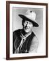 RIO BRAVO, 1959 directed by HOWARD HAWKS John Wayne (b/w photo)-null-Framed Photo