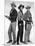 RIO BRAVO, 1959 directed by HOWARD HAWKS John Wayne, Dean Martin and Ricky Nelson (b/w photo)-null-Mounted Photo