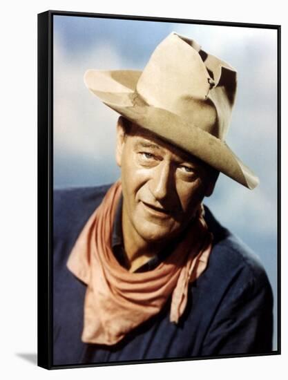 Rio Bravo 1959 Directed by Howard Hawks John Wayne-null-Framed Stretched Canvas