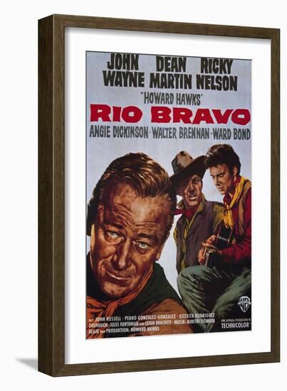 Rio Bravo, 1959-null-Framed Art Print