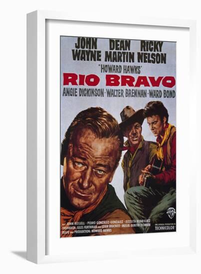 Rio Bravo, 1959-null-Framed Art Print