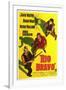 Rio Bravo, Australian Movie Poster, 1959-null-Framed Art Print