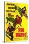 Rio Bravo, Australian Movie Poster, 1959-null-Stretched Canvas