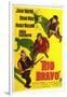 Rio Bravo, Australian Movie Poster, 1959-null-Framed Art Print