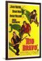 Rio Bravo, Australian Movie Poster, 1959-null-Framed Art Print