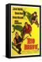 Rio Bravo, Australian Movie Poster, 1959-null-Framed Stretched Canvas