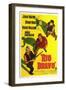 Rio Bravo, Australian Movie Poster, 1959-null-Framed Art Print