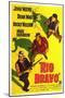 Rio Bravo, Australian Movie Poster, 1959-null-Mounted Art Print