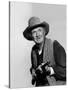 Rio Bravo by Howard Hawks with Walter Brennan, 1959 (b/w photo)-null-Stretched Canvas