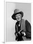 Rio Bravo by Howard Hawks with Walter Brennan, 1959 (b/w photo)-null-Framed Photo