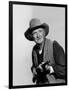 Rio Bravo by Howard Hawks with Walter Brennan, 1959 (b/w photo)-null-Framed Photo