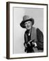 Rio Bravo by Howard Hawks with Walter Brennan, 1959 (b/w photo)-null-Framed Photo