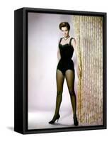 Rio Bravo by HowardHawks with Angie Dickinson, 1959 (photo)-null-Framed Stretched Canvas