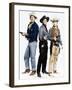 RIO BRAVO, from left: John Wayne, Dean Martin, Ricky Nelson, 1959-null-Framed Photo