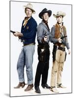 RIO BRAVO, from left: John Wayne, Dean Martin, Ricky Nelson, 1959-null-Mounted Photo