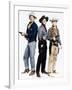 RIO BRAVO, from left: John Wayne, Dean Martin, Ricky Nelson, 1959-null-Framed Photo