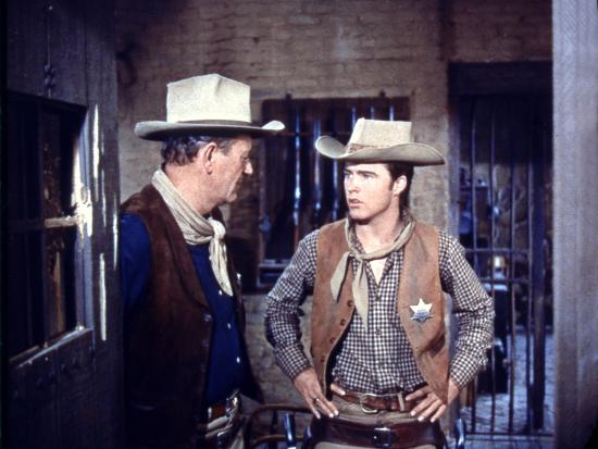 Rio Bravo, from Left: John Wayne, Ricky Nelson, 1959' Photo | AllPosters.com