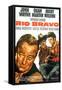 Rio Bravo, German Movie Poster, 1959-null-Framed Stretched Canvas