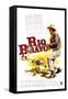 Rio Bravo, German Movie Poster, 1959-null-Framed Stretched Canvas