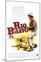 Rio Bravo, German Movie Poster, 1959-null-Mounted Art Print