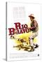 Rio Bravo, German Movie Poster, 1959-null-Stretched Canvas