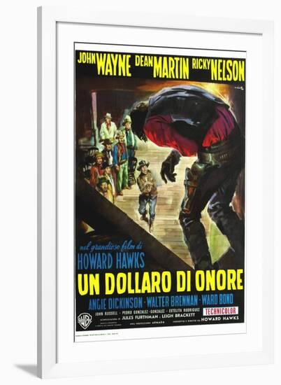 Rio Bravo, Italian Movie Poster, 1959-null-Framed Art Print