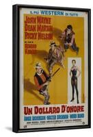 Rio Bravo, Italian Movie Poster, 1959-null-Framed Art Print