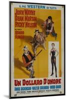 Rio Bravo, Italian Movie Poster, 1959-null-Mounted Art Print