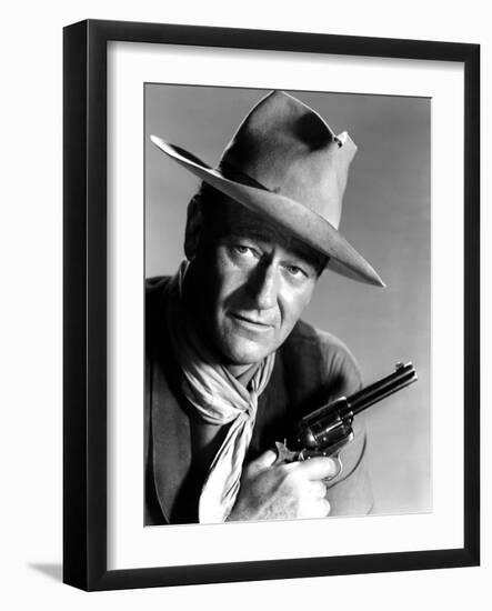 Rio Bravo, John Wayne, 1959-null-Framed Photo