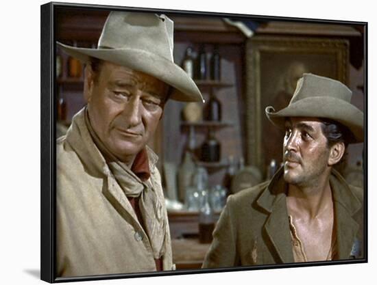 Rio Bravo, John Wayne, Dean Martin, 1959-null-Framed Photo