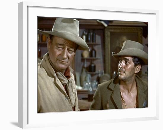 Rio Bravo, John Wayne, Dean Martin, 1959-null-Framed Photo