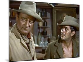 Rio Bravo, John Wayne, Dean Martin, 1959-null-Mounted Photo